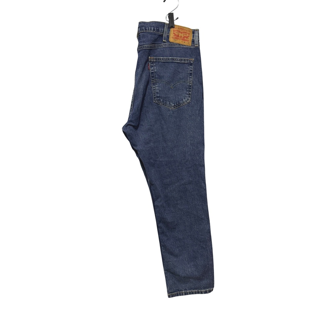 Levis 514 Mens Straight Fit Jeans Dark Indigo Blue Denim 38x30 Classic 5-Pocket